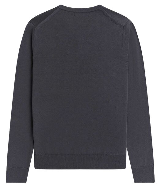 Fred Perry Pull Col V Classique Gris