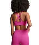 Ribbed Hot Pants Zwemshort Neon Pink image number 1