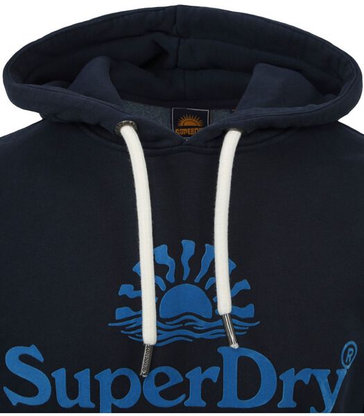 Superdry Hoodie Logo Navy