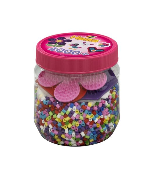 2051 Tub 4000 Beads Pink