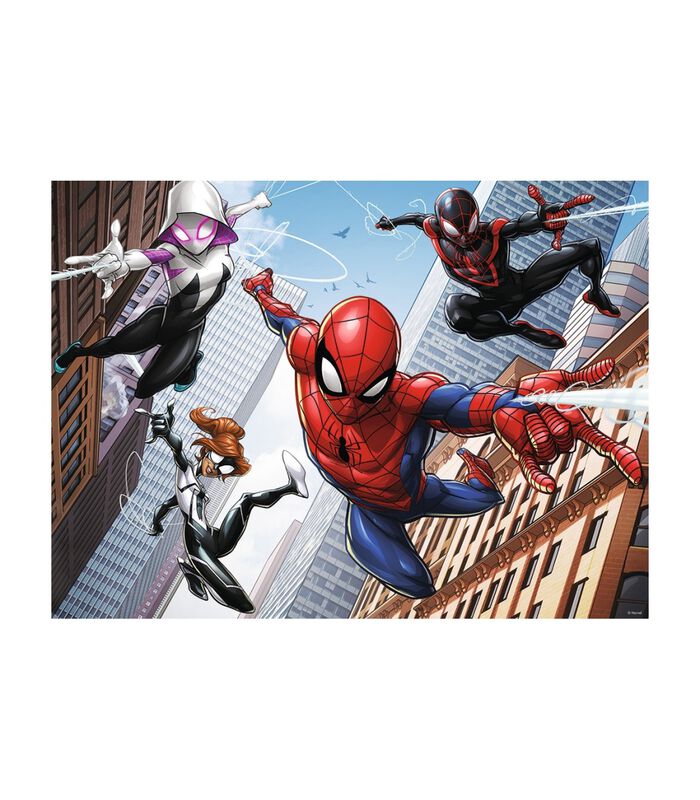 puzzel Spiderman de kracht van de spin - 200 stukjes image number 1