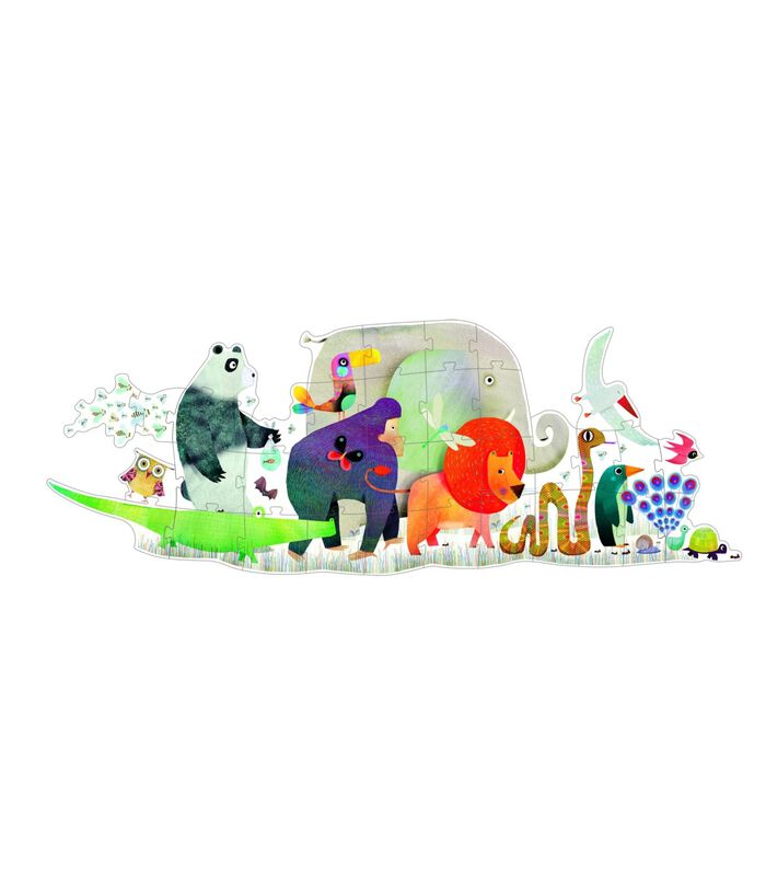 Puzzle de sol Animal Parade (36 pièces) image number 1