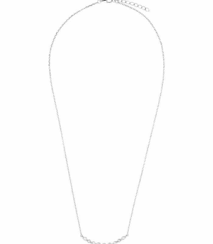 Chaîne avec pendentif pour dames, argent 925 Sterling, zirconium synth. image number 0