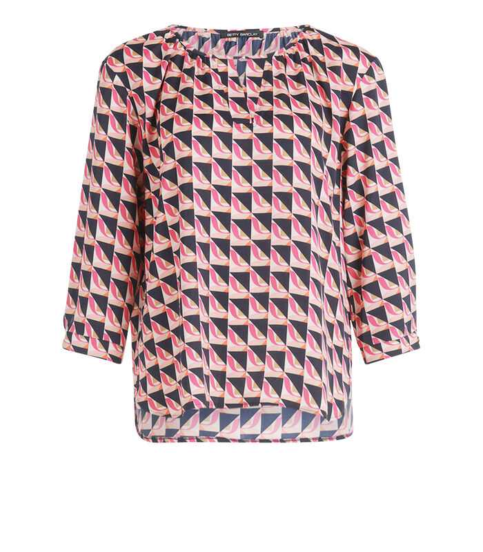 Casual blouse met motief image number 2