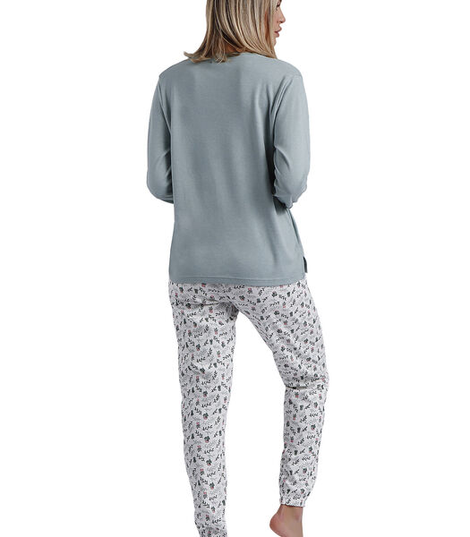Pyjama loungewear broek top lange mouwen Time Naar Grow