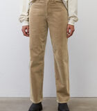 Pantalon en velours côtelé modèle TOMMA de coupe Wide Leg image number 1