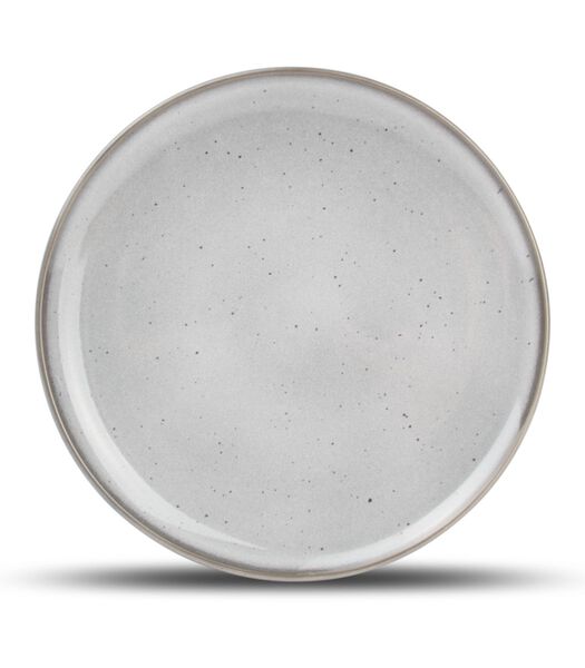 Assiette petit-déjeuner  Freckles - Gris - ø 19,5 cm