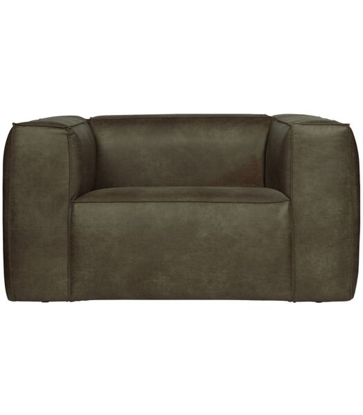 Bean Fauteuil - Recycle Leer - Army - 74x146x98