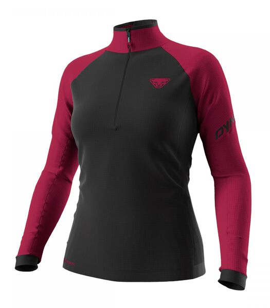 Pull Speed Polartec 1/2 Zip Femme Beet Red