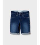 Slim jeansjeanshort voor jongens Sofustax image number 2