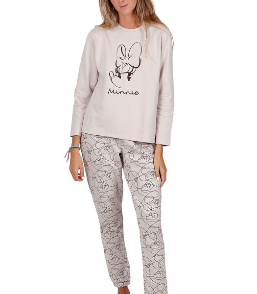 Pyjama pantalon top long Minnie Soft Disney