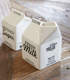 Melkkan, voorraadpot melk met tekst - Carton Ja - Wit - 1 stuk image number 1