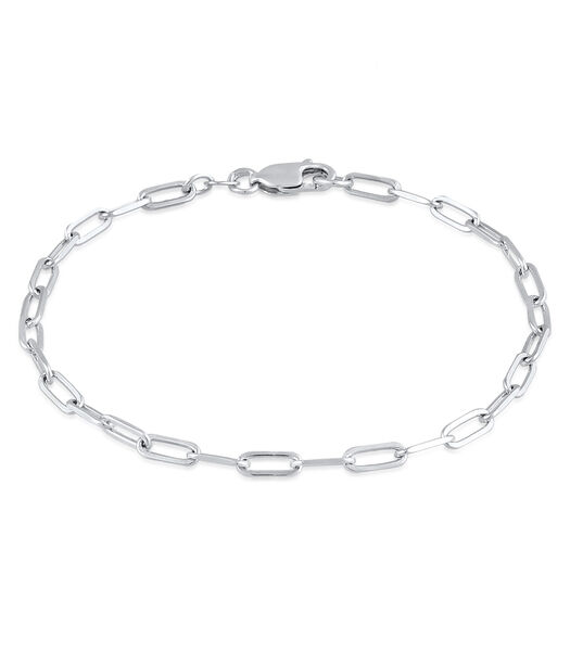 Armband Dames Ovale Basis Ketting Blogger Trend In 925 Sterling Zilver