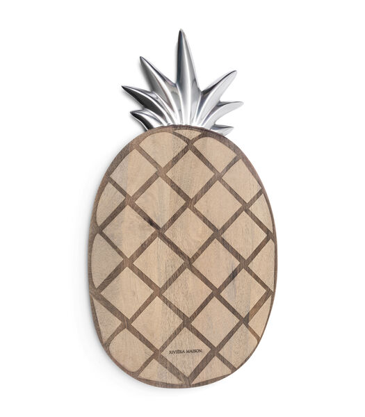 RM Pineapple Borrelplank hout - ovale serveerplank in ananas vorm