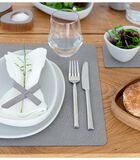 Placemat Hippo - Leer - Anthracite Grey - 45 x 35 cm image number 2
