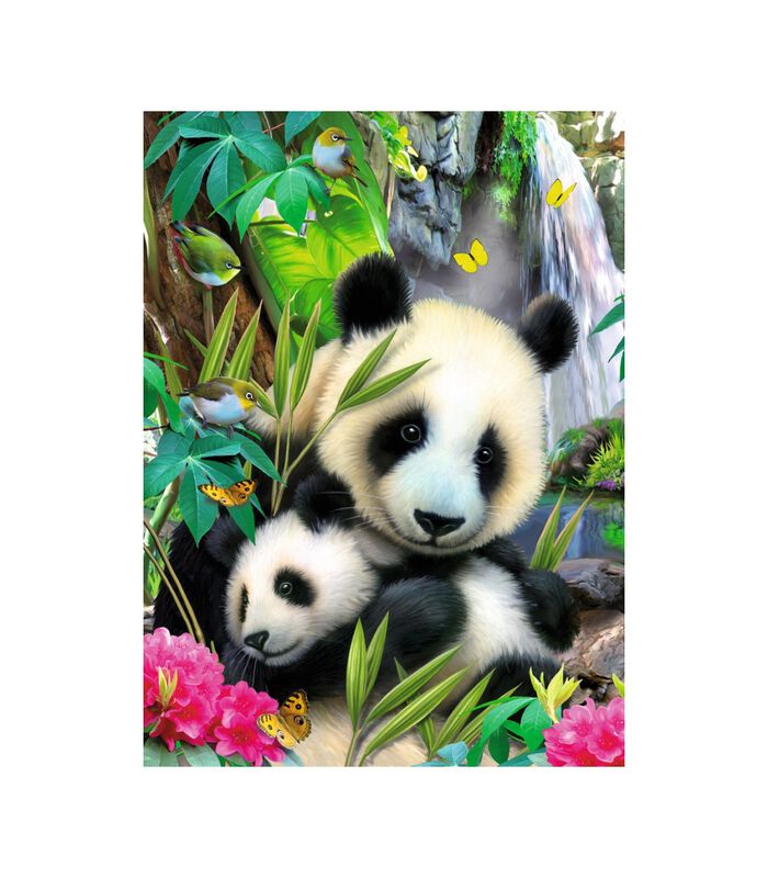 puzzel Lieve panda - Legpuzzel - 300 stukjes image number 1