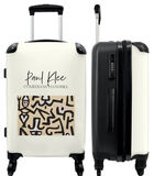 Handbagage Koffer met 4 wielen en TSA slot (Kunst - Paul Klee - Line Art - Oude meester) image number 0