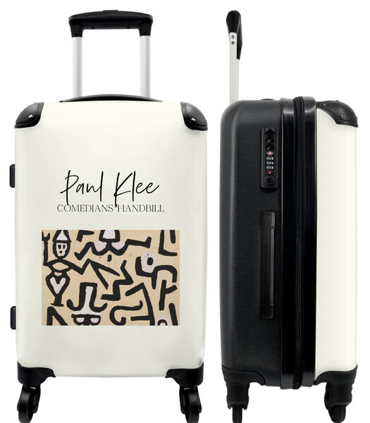 Handbagage Koffer met 4 wielen en TSA slot (Kunst - Paul Klee - Line Art - Oude meester)