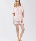 Pyjama short en coton FANCY 500 rose image number 0