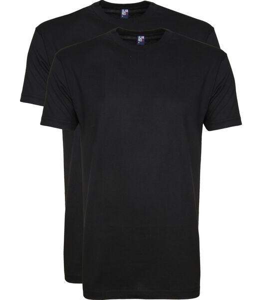 T-Shirt Virginia Zwart (2 pack)