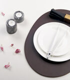 ELLIS set de table oval brun foncé image number 1