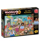 puzzel Wasgij Original 36 - Goede Voornemens! 1000 stukjes image number 0