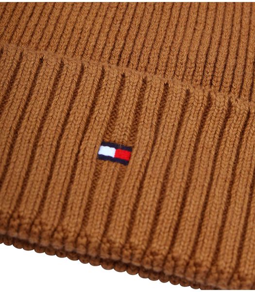 Tommy Hilfiger Knitted Muts Bruin