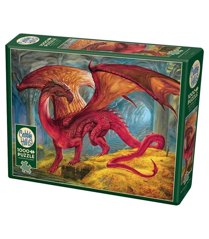 puzzel Red Dragon Treasure - 1000 stukjes image number 2