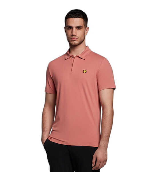 Poloshirt met verborgen knopen