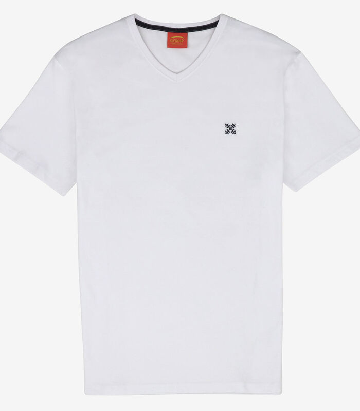 T-shirt met korte mouwen en V-hals O2TIVE image number 0