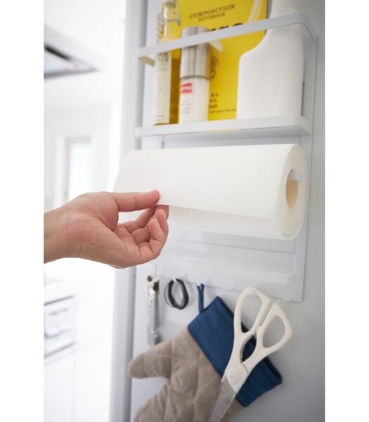 Magnetic refrigerator side rack - Tower - white