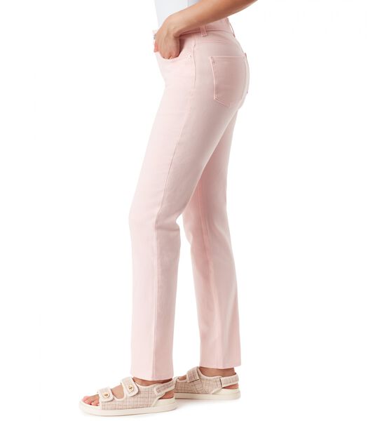 Amanda High Rise Straight Jeans | Pink Dogwood