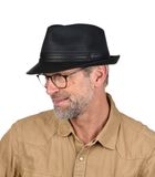Kleine rand hoed van imitatieleer KAIRAN image number 1