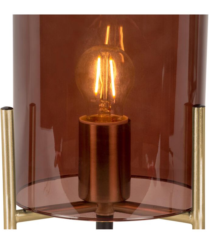 Lampe de table Glass Bell - Marron - Ø16cm image number 3