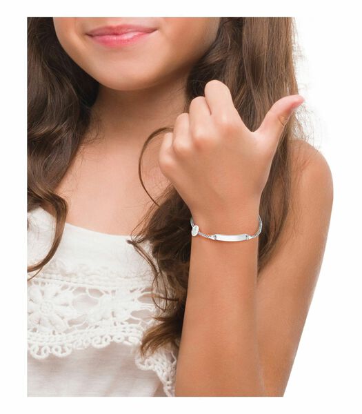ID armband voor kinderen unisex, sterling zilver 925