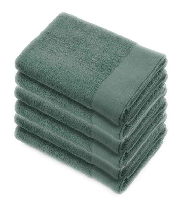 shampoo vertraging Leidingen Shop Walra 6x Soft Cotton Handdoeken 50x100 cm Legergroen op inno.be voor  50.94 EUR. EAN: 5901453729713