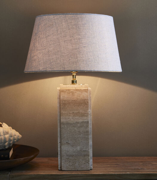 Taper Lampenkap groot Beige - voor staande lamp of tafellamp