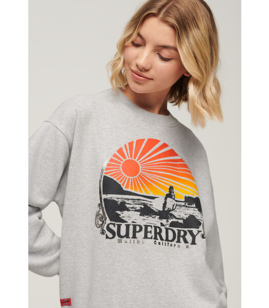 Sweatshirt ample femme Travel Souvenir