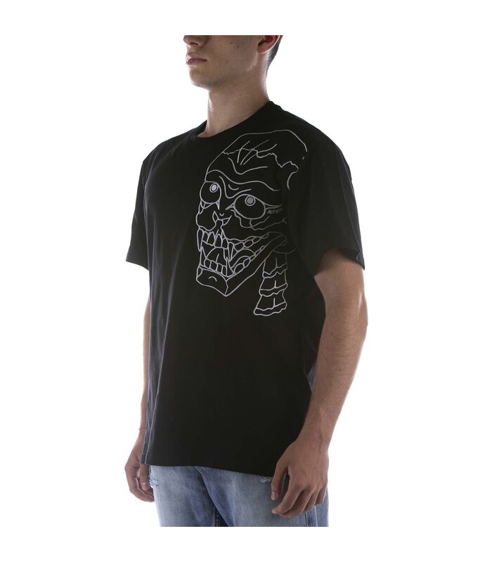 Schedel T-Stuk Zwart T-Shirt image number 1