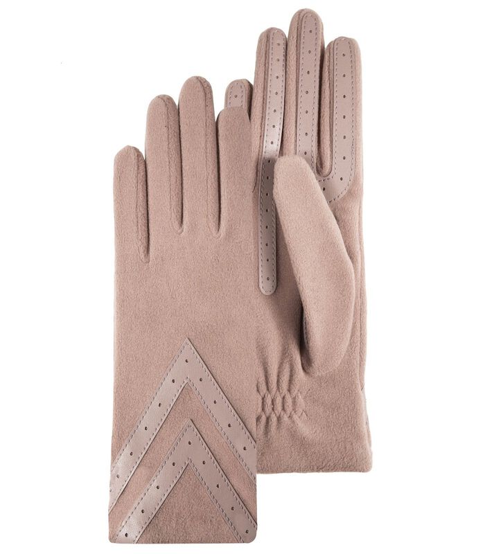 Handschoenen van gerecyclede Fleece - Roze image number 0