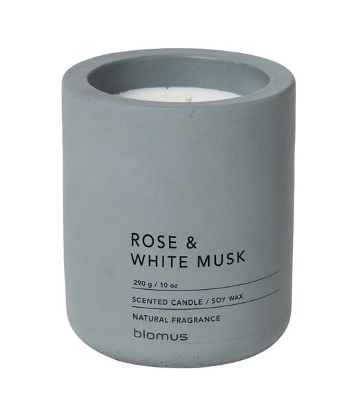 Bougie parfumée  Fraga 11 cm / ø 9 cm - Rose & Musc Blanc