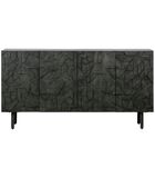 Commode - Bois - Noir - 83x160x40 - Counter image number 1