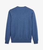 Pull en maille unie bleu - image number 3