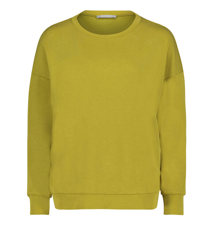 Casual sweatshirt met ronde hals image number 2