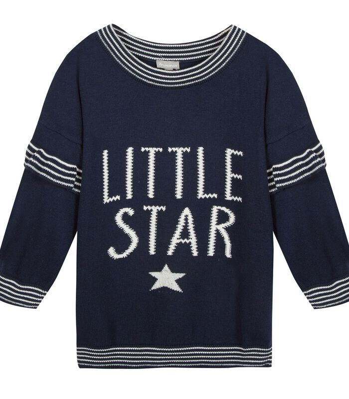 Pull col rond  avec motif star image number 0