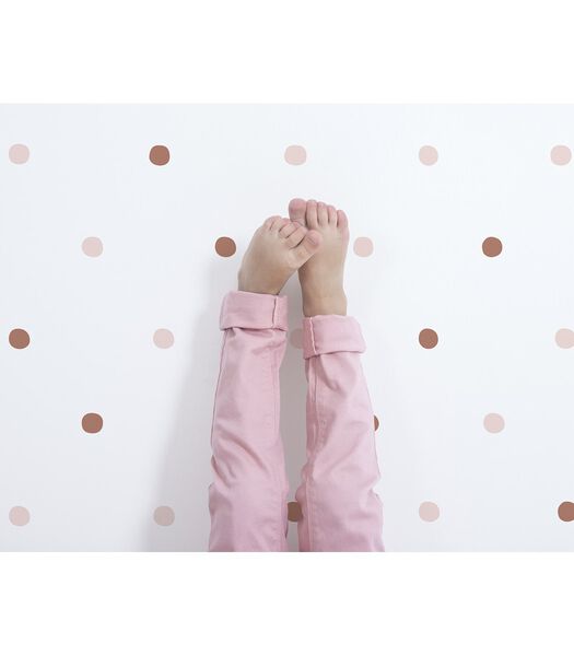 Muursticker kinderkamer - Polka dots