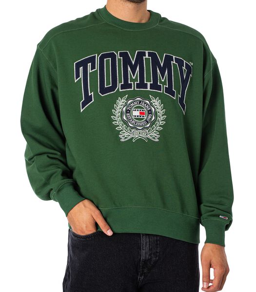 Boxy College Grafisch Sweatshirt