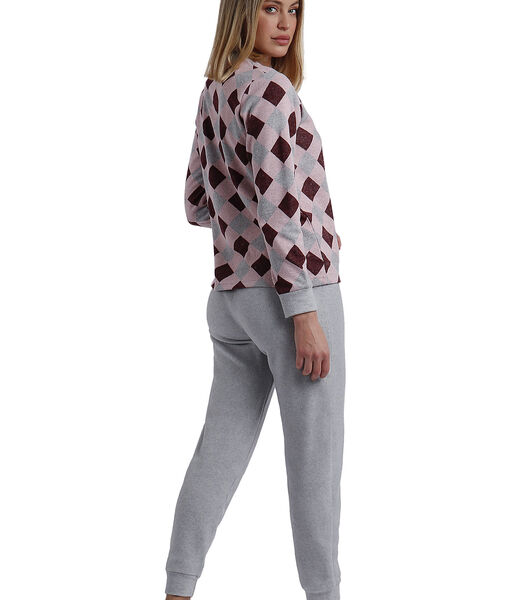 Pyjama loungewear broek en top met lange mouwen