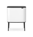 Bo Touch Bin, 3 x 11 litres - White image number 0