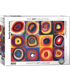 Étude de couleurs de carrés  - Wassily Kandinsky (1000) image number 0